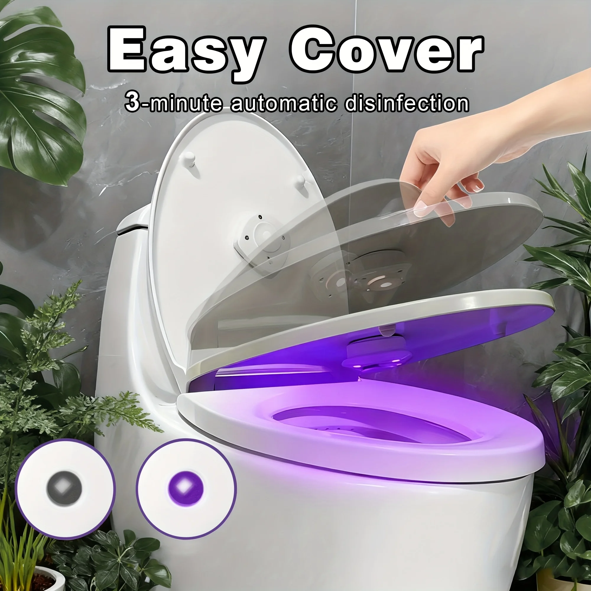 2026 New UVC Toilet Sterilizer LED Bowl Light USB Rechargeable Ultraviolet Lamp Portable Mini for Bathroom Hotel Travel - Image 14