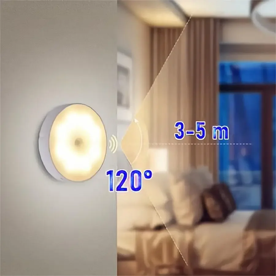 Motion Sensor Night Light Adjustable Brightness, Automatic On/Off - Image 2