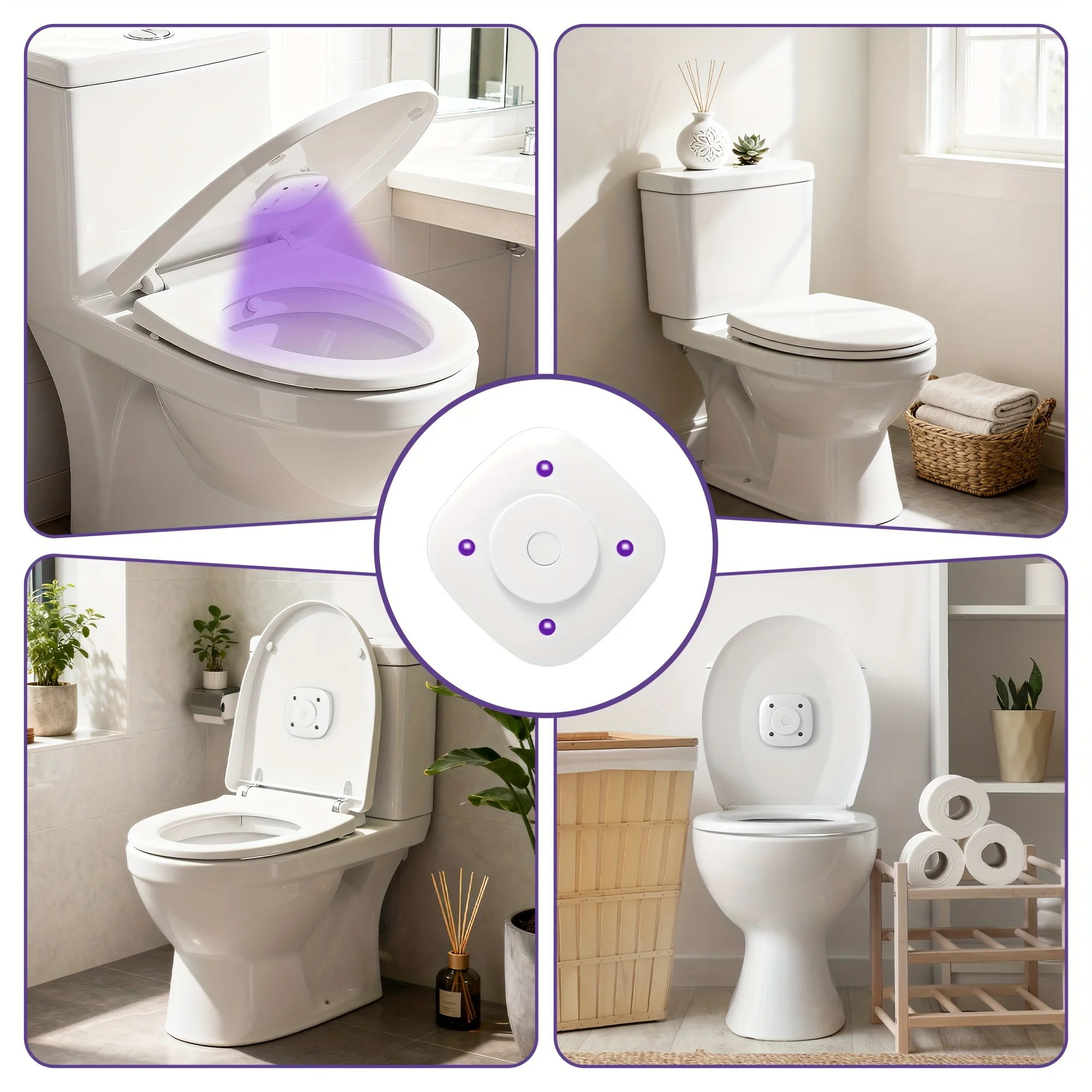 2026 New UVC Toilet Sterilizer LED Bowl Light USB Rechargeable Ultraviolet Lamp Portable Mini for Bathroom Hotel Travel - Image 6