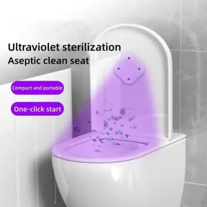 2026 New UVC Toilet Sterilizer LED Bowl Light USB Rechargeable Ultraviolet Lamp Portable Mini for Bathroom Hotel Travel