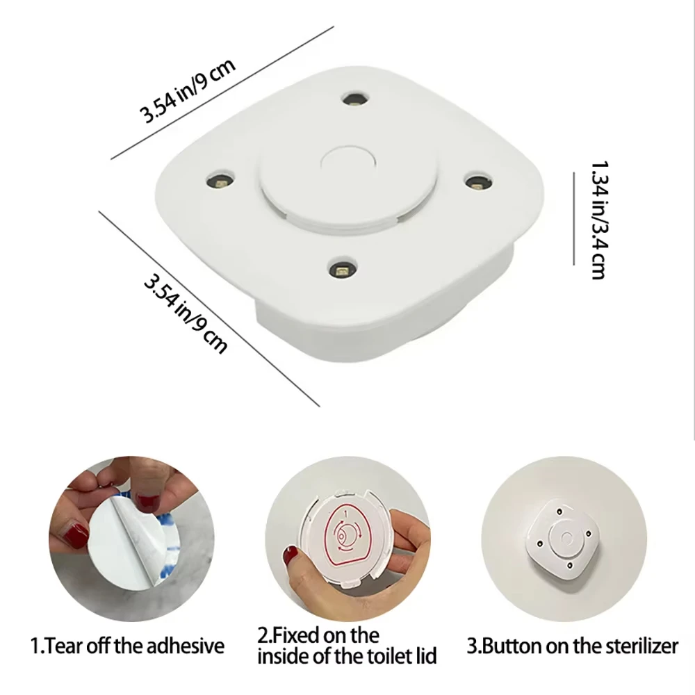 2026 New UVC Toilet Sterilizer LED Bowl Light USB Rechargeable Ultraviolet Lamp Portable Mini for Bathroom Hotel Travel - Image 3