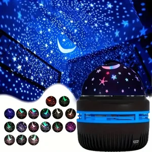 LED Sky Night Lights USB Projector Lamp Magic Ball Moon Star, Home, Room Atmosphere Decoration