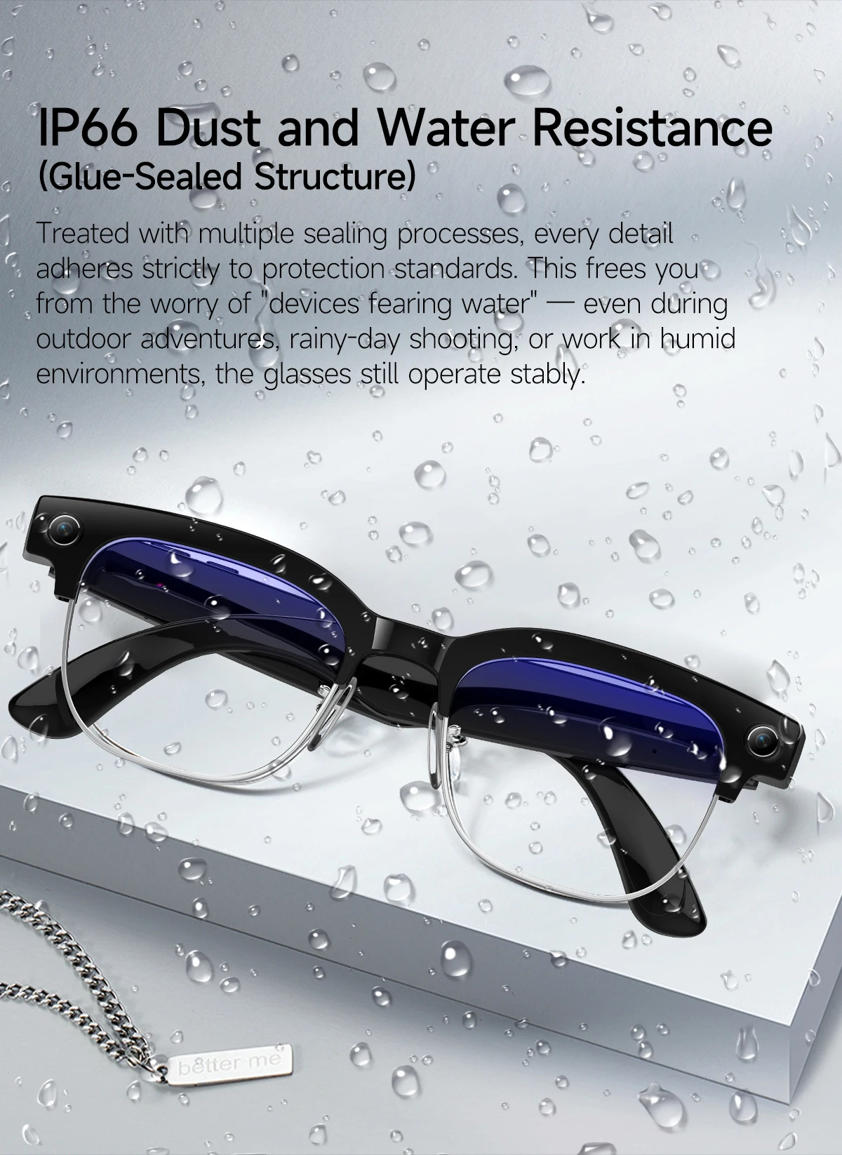 New Smart Glasses with 800W Pixel Camera AI Photo Recognition Call Voice Translation Video Recording Sunglasses Men & Women - Image 17